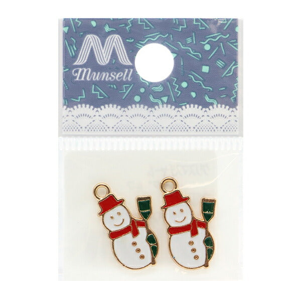 Material de accesorios "Charmito de Navidad Snowman 2 piezas CM5409-XXX"