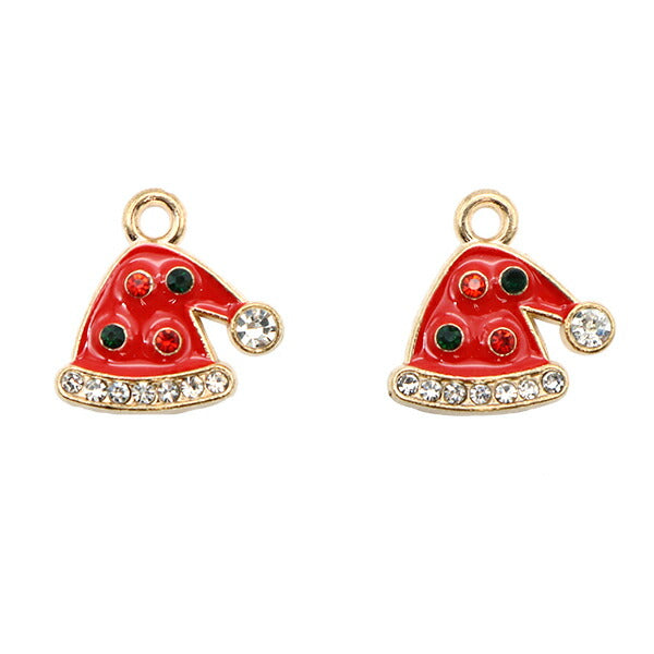 Accessory material "Christmas Charm Santa Hat 2 Pieces CM5410-XXX"