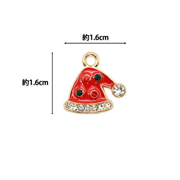 Accessory material "Christmas Charm Santa Hat 2 Pieces CM5410-XXX"