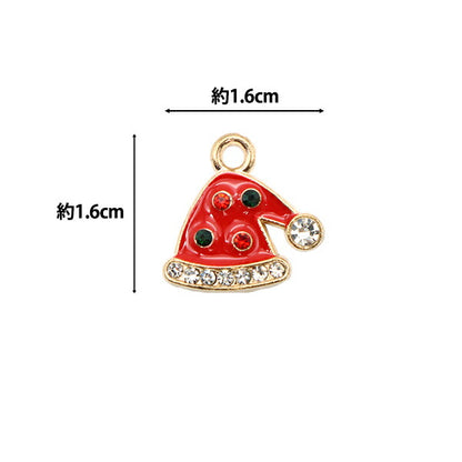 Matériel accessoire "Charm-Le Noël Santa Hat 2 pièces CM5410-XXX"