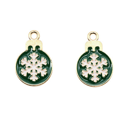 Accessory material "Christmas Charm Snowball 2 Pieces CM5412-XXX"