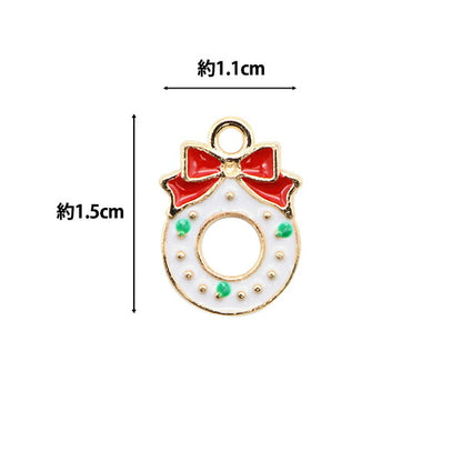 Accessories material "Christmas Charm wreath 2 pieces CM5413-XXX"