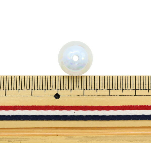 ビーズ 『アクリルカラフルビーズ ラウンド ミックス 約14mm 5色×各2個