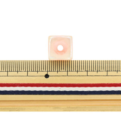 ビーズ 『アクリルカラフルビーズ キューブ ミックス 約12mm 5色×各2個入り BE1663-XXX』