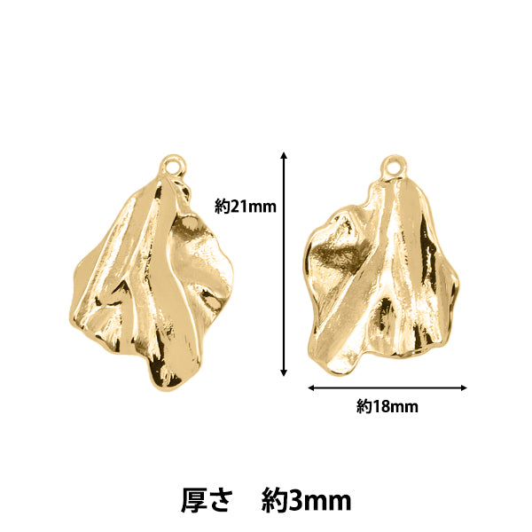 附件材料“金屬零件波2件金色CM5451-201”