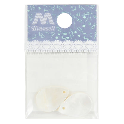 Accessoires matériaux "Parties de coquille tsuyu blanc # 2"