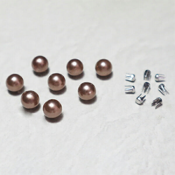 Perline "Liberlyino Color Pearl 6mm Coffee circa 25 Rev-08 CF" KIYOHARA