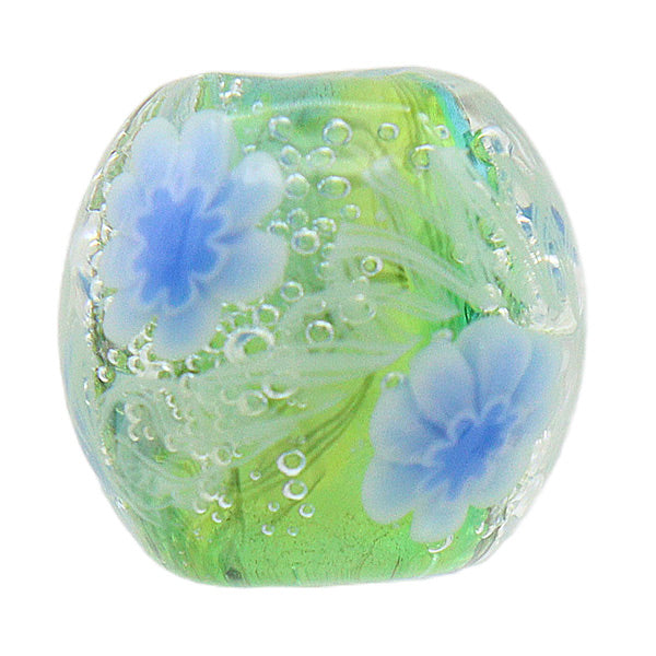 Materiale accessorio "Tonbo Ball Pattern Flower Pattern Green 14-3.0"