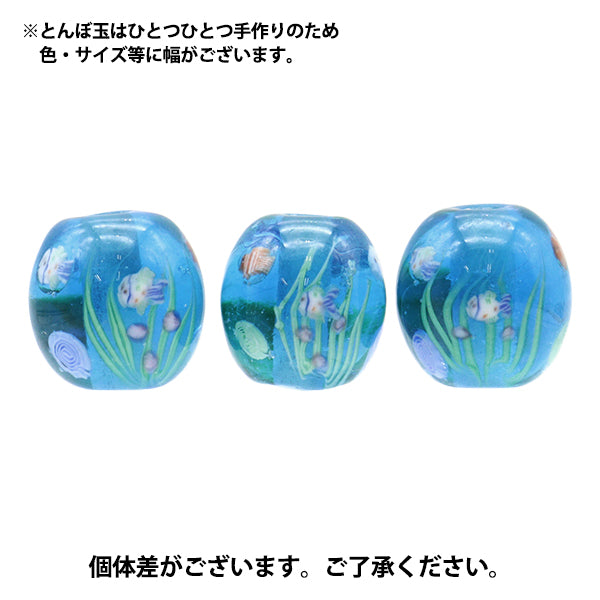 Accessoires Material "Tonbo Ball Tropical Fish Transparent Blue Nettaigyo"