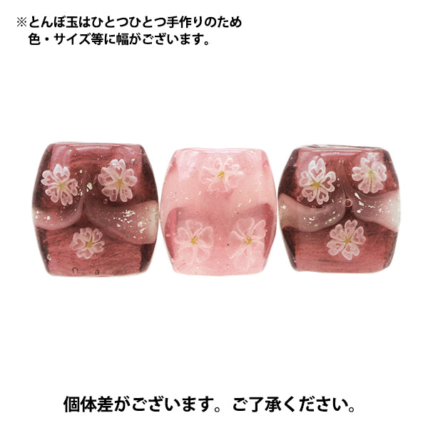 Materiale accessori "Tonbo Ball Band Fissing Night Cherry Blossoms Red Obyza"