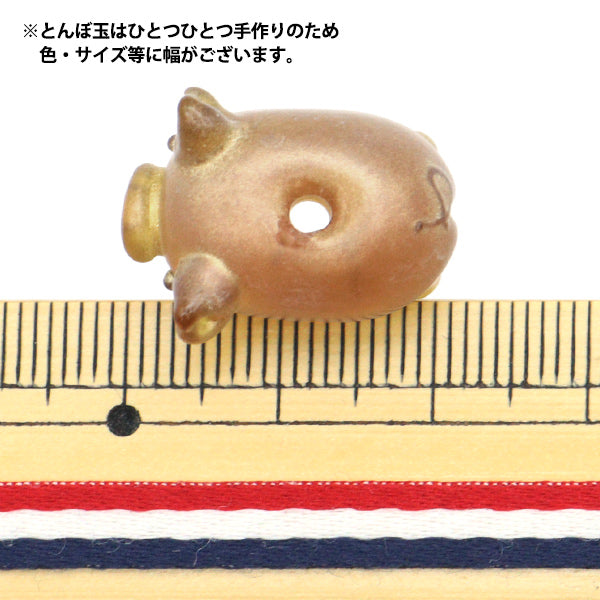 Accessory material "Tonbo ball pig ball gold Pigk"