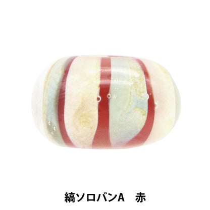 Accessoires Material "Tonbo Ball Striped Solo Van A Red Shima-A"