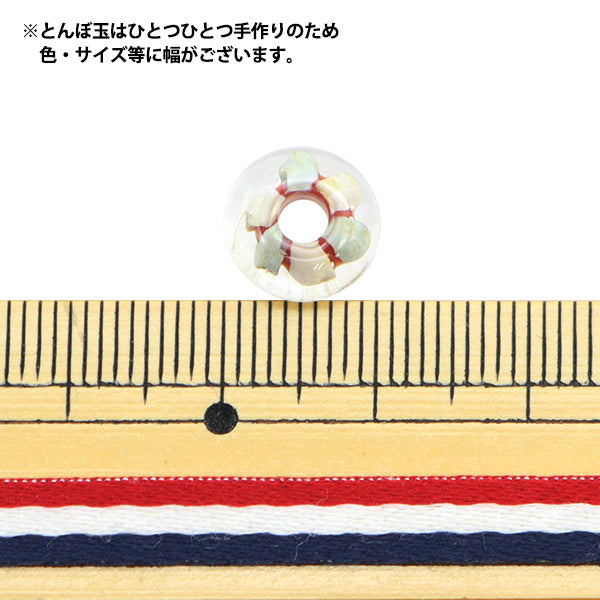 Accessoires Material "Tonbo Ball Striped Solo Van A Red Shima-A"