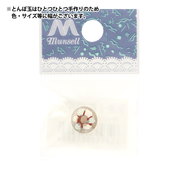 Accessory material "Tonbo ball striped solo van a red shima-A"