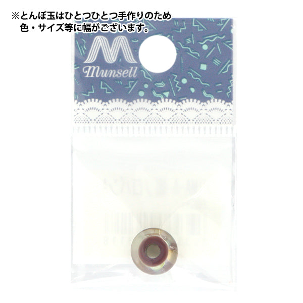 Accessory material "Tonbo ball striped solo van a purple shima-A"