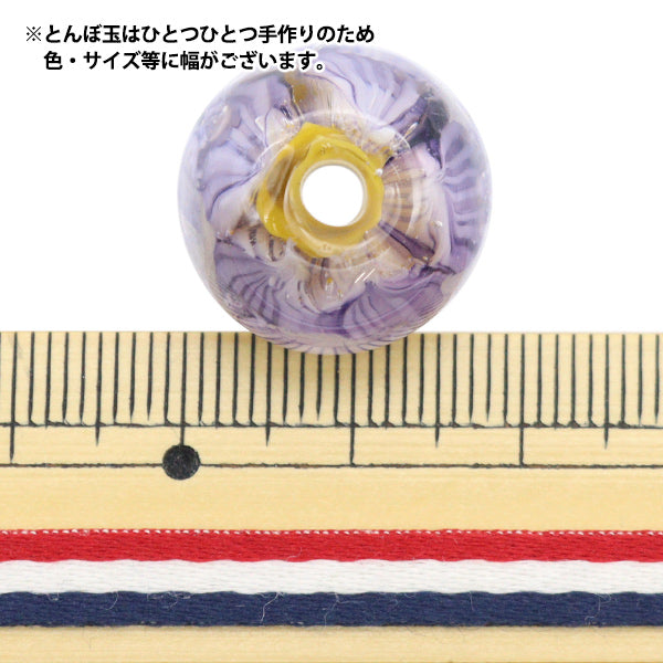 アクセサリー素材 『とんぼ玉 ロータス18mm 紫 LOTUS18』 – Yuzawaya