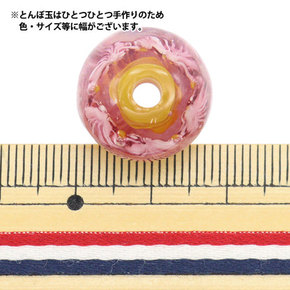 配件材料“ Tonbo Ball Lotus 18mm Peach Lotus18”