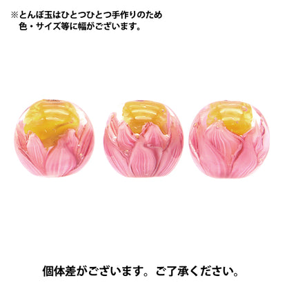 配件材料“ Tonbo Ball Lotus 18mm Peach Lotus18”