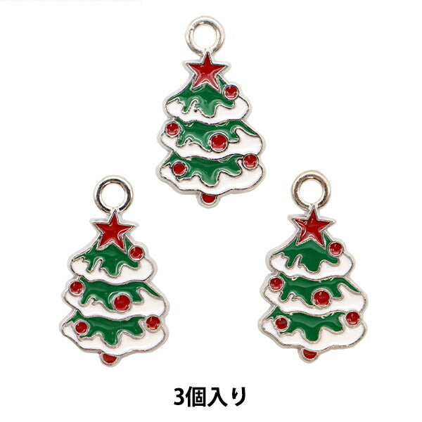 Accessory material "Christmas Charm Tree 3 pieces TXC-3"