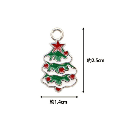 Accessory material "Christmas Charm Tree 3 pieces TXC-3"