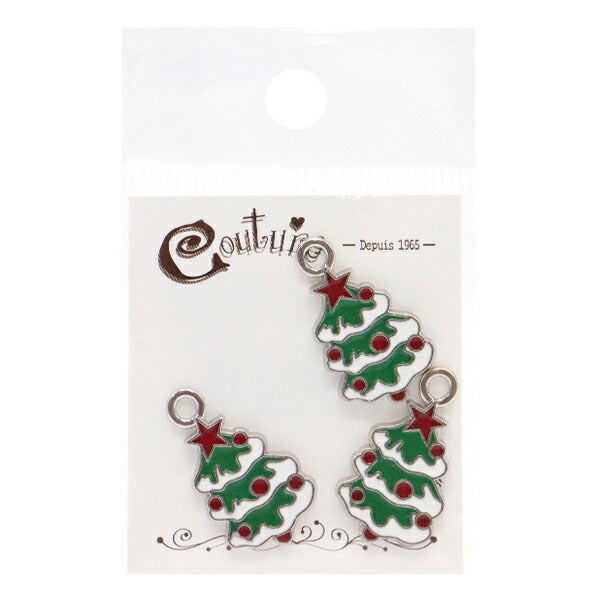 Accessory material "Christmas Charm Tree 3 pieces TXC-3"