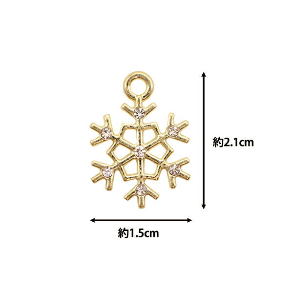 Accessories material "Christmas Charm Snow Flow 3 pieces TXC-6"