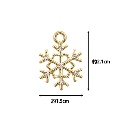 Accessories material "Christmas Charm Snow Flow 3 pieces TXC-6"