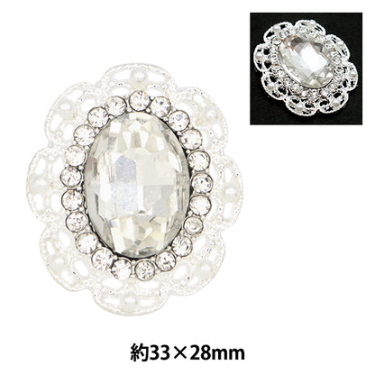 수예부품 "보석 부품 33mm x 28mm tjp-6"terai