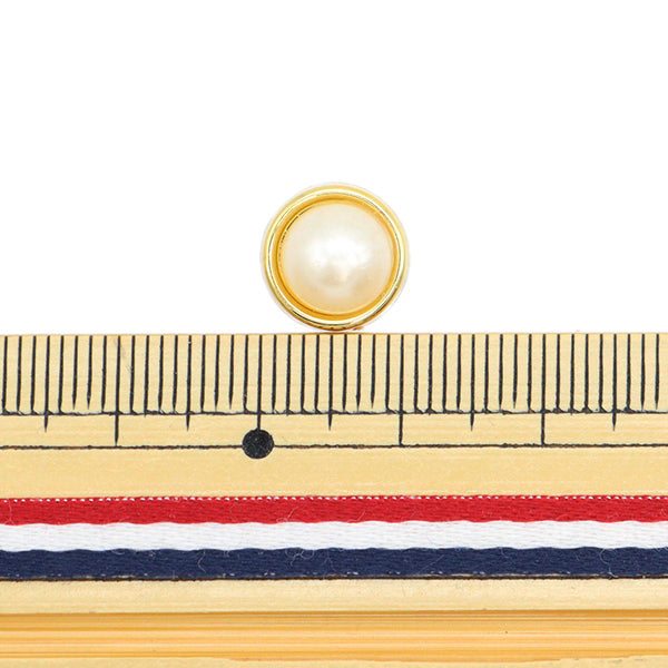 Accessory material "Petit Parts Pearl x Gold 11mm 4 tablets OH-45"