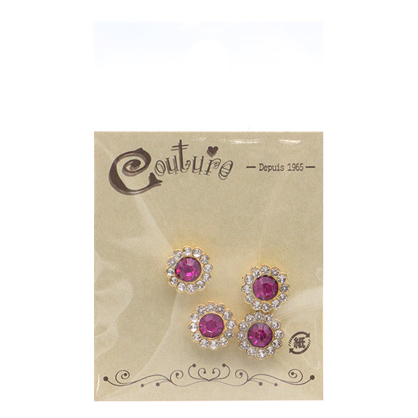 Zubehörmaterial "Petit Teil Rose x Gold 10mm 4 Tabletten OH-52"