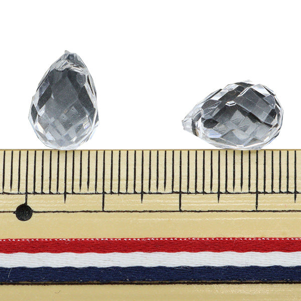 Perlen "5 Acrylteile Kristall 9 x 12 mm AC-9245"