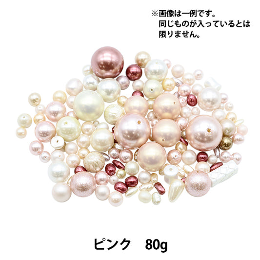 Perlen "Eleganter Perlenmix Pink 80G"