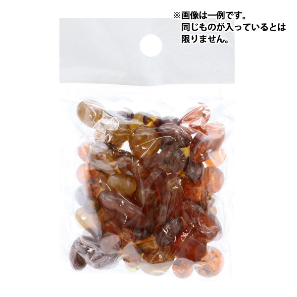 Perlen "Candy Acrylmix Brown 70g"