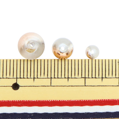 Perline "acrilicoPerline Round Cal Mix rosa oro 32 pezzi]