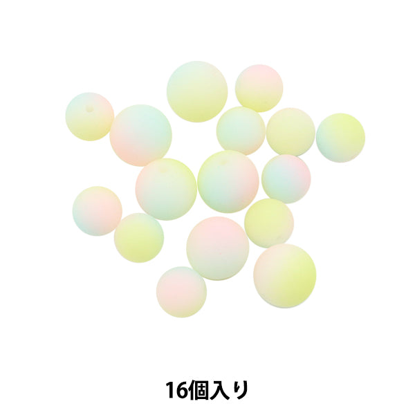 Beads "marshmallowBeads Mix 16 pieces]