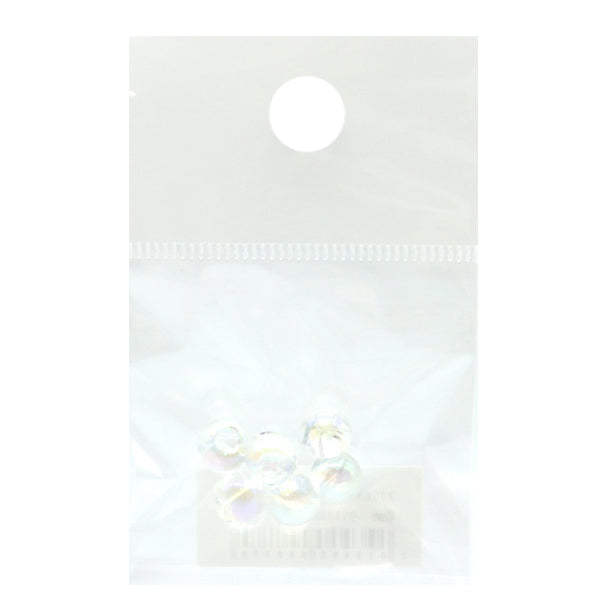 구슬 "아크릴 부품 Suzumaru 6 Crystal AB 8mm"