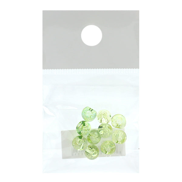 ビーズ 『アクリルパーツ 鈴丸 バブル 10個入り メロン 8mm』 – Yuzawaya
