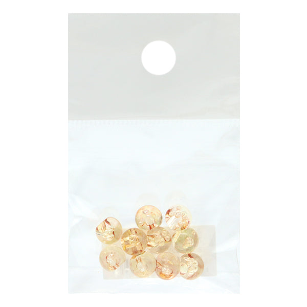 구슬 "아크릴 부품 Suzumaru Bubble 10 Orange 8mm"