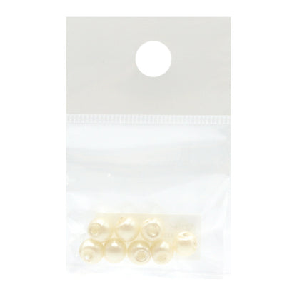 ビーズ 『アクリルパーツ 鈴丸 パール 8個入り キスカ 8mm』