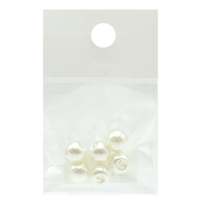 구슬 "아크릴 부품 Suzumaru Pearl 6 White 10mm"
