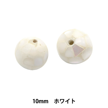 Materiale accessorio "Ball rotondo a guscio a mosaico 10 mm 2 pezzi"