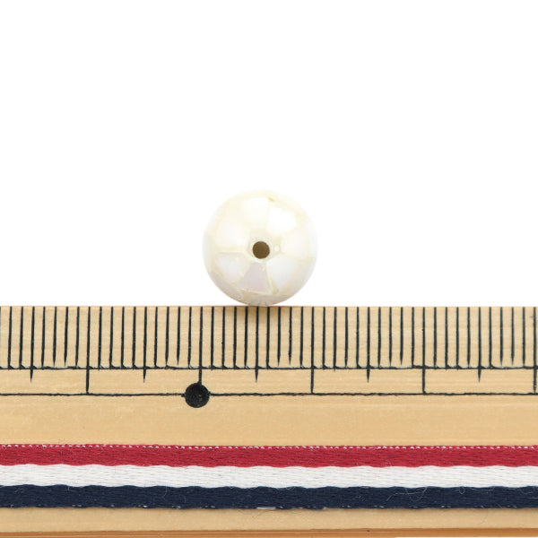 Materiale accessorio "Ball rotondo a guscio a mosaico 10 mm 2 pezzi"