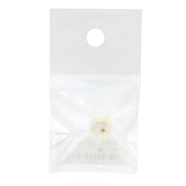 Material de accesorios "Bola redonda de carcasa de mosaico 12 mm blanco"