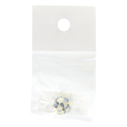 Accesorios Material "Bola redonda de concha de mosaico 12 mm Grey Multi -multi -1 pieza"