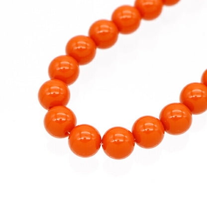 خرز ``جولة الاكريليكخرز حوالي 8 ملم 24 قطعة برتقالية