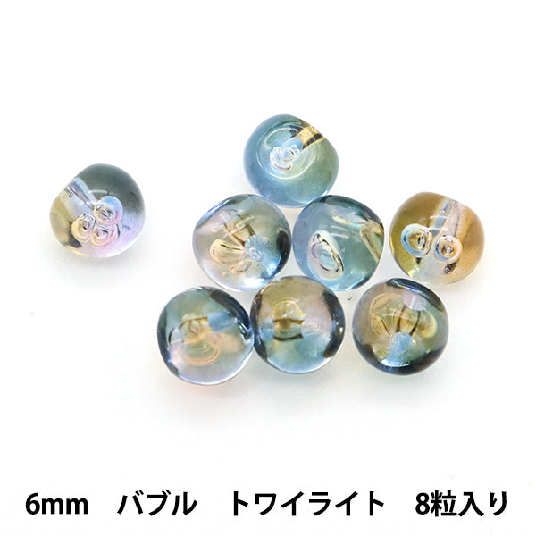 구슬 "아크릴 부품 Suzumaru Bubble 8이있는 황혼 6mm"