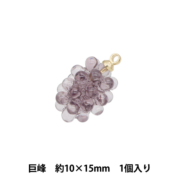 Accessoire Material "Charm Lüfter Frucht Kyoho ungefähr 10 x 15 mm"