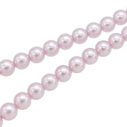 خرز "كرة جولة لؤلؤة 6 مم 020A رقم اللون حوالي 63 قطعة منبثقة"