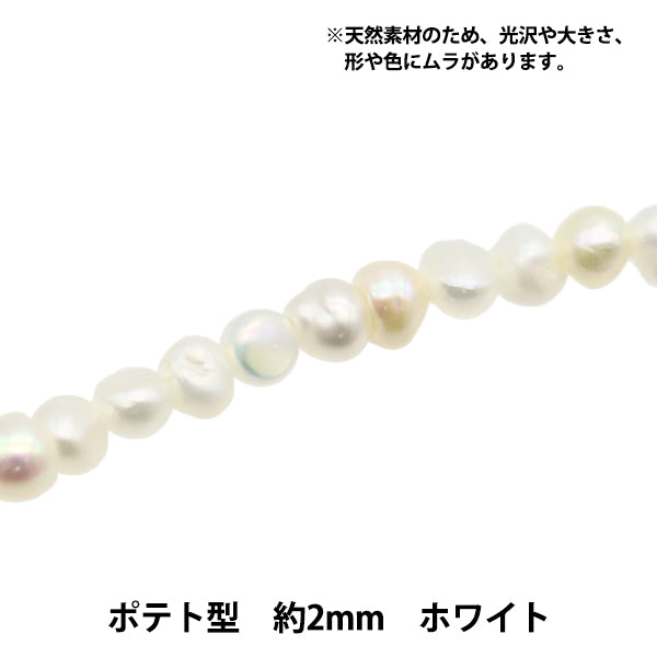 アクセサリー素材 『淡水パール ポテト ホワイト 直径 約2mm』 – Yuzawaya