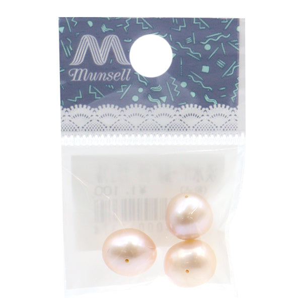 Accessory material "Freshwater pearl potato natural diameter about 9-10.5mm 3 pieces"